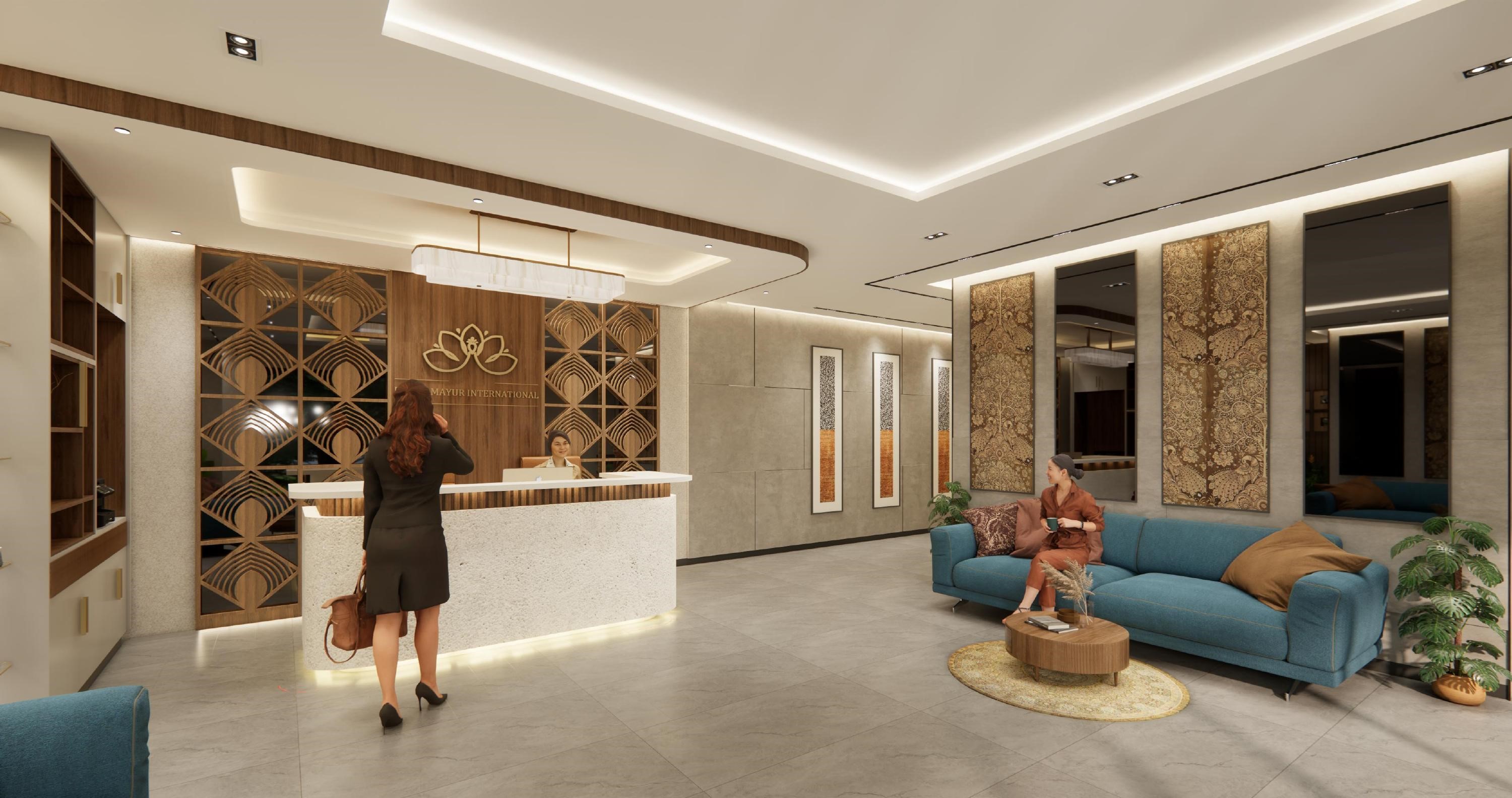 Reception area